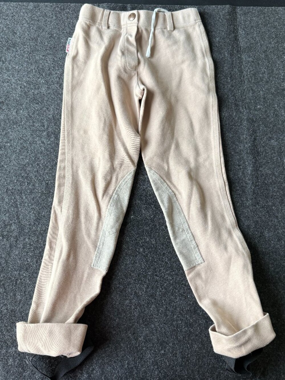 EquiStar Girls Tan Riding Jodhpurs Size 10